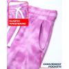 imageReebok Girls Sweatpants Active Fleece Cargo Joggers Size SXLPink Tie Dye