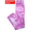 imageReebok Girls Sweatpants Active Fleece Cargo Joggers Size SXLPink Tie Dye