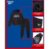 imageReebok Girls Sweatsuit Set  2 Piece Fleece Hoodie and Jogger Sweatpants Size 712Black Love