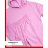 imageReebok Girls Sweatsuit Set  2 Piece Fleece Hoodie and Jogger Sweatpants Size 712Dusty Mauve