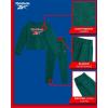 imageReebok Girls Sweatsuit Set  2 Piece Fleece Hoodie and Jogger Sweatpants Size 712Pine Green
