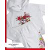 imageReebok Girls Sweatsuit Set  2 Piece Fleece Hoodie and Jogger Sweatpants Size 712White Grey Heather