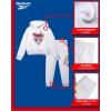 imageReebok Girls Sweatsuit Set  2 Piece Fleece Hoodie and Jogger Sweatpants Size 712White Grey Heather