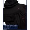 imageReebok Girls Sweatsuit Set  2 Piece Soft Long Sleeve Hoodie Sweatshirt and Sweatpants for Girls  Athletic SweatsuitBlack