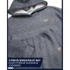 imageReebok Girls Sweatsuit Set  2 Piece Soft Long Sleeve Hoodie Sweatshirt and Sweatpants for Girls  Athletic SweatsuitDark Grey Heather 2