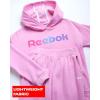 imageReebok Girls Sweatsuit Set  2 Piece Soft Long Sleeve Hoodie Sweatshirt and Sweatpants for Girls  Athletic SweatsuitLilac Sachet Grindle