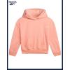imageReebok Girls Sweatsuit Set  2 Piece Soft Long Sleeve Hoodie Sweatshirt and Sweatpants for Girls  Athletic SweatsuitPeach