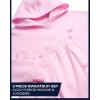 imageReebok Girls Sweatsuit Set  2 Piece Soft Long Sleeve Hoodie Sweatshirt and Sweatpants for Girls  Athletic SweatsuitPink