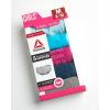 imageReebok Girls Underwear  5 Pack Breathable Stretch Performance Seamless Hipster Underwear for Girls Sizes 616Fuchsia PrintAqua JacquardScubaDeep BlueSharkskin