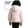 imageReebok Girls Winter Coat  Heavyweight Quilted Sherpa Fur Lined Cropped Puffer Parka  Casual Jacket for Girls 416Blush