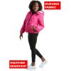 imageReebok Girls Winter Coat  Heavyweight Quilted Sherpa Fur Lined Cropped Puffer Parka  Casual Jacket for Girls 416Proud Pink