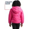 imageReebok Girls Winter Coat  Heavyweight Quilted Sherpa Fur Lined Cropped Puffer Parka  Casual Jacket for Girls 416Proud Pink