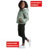 imageReebok Girls Winter Coat  Heavyweight Quilted Sherpa Fur Lined Cropped Puffer Parka  Casual Jacket for Girls 416Sage