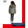imageReebok Girls Winter Jacket  Fleece Lined Heavyweight Quilted Puffer Parka Coat  Ski Jacket for Girls 416Sage Green