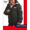 imageReebok Girls Winter Jacket  Heavyweight Quilted Puffer Parka Coat  Sherpa Fleece Lined Ski Jacket for Girls 416Jet Black