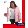 imageReebok Girls Winter Jacket  Heavyweight Quilted Puffer Parka Coat  Sherpa Fleece Lined Ski Jacket for Girls 416Mauve Pink