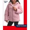 imageReebok Girls Winter Jacket  Heavyweight Quilted Puffer Parka Coat  Sherpa Fleece Lined Ski Jacket for Girls 416Mauve Pink