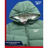 imageReebok Girls Winter Jacket  Heavyweight Quilted Puffer Parka Coat  Sherpa Fleece Lined Ski Jacket for Girls 416Sage