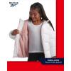 imageReebok Girls Winter Jacket  Heavyweight Quilted Puffer Parka Coat  Sherpa Fleece Lined Ski Jacket for Girls 416White