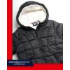imageReebok Girls Winter Jacket  Heavyweight Quilted Puffer Parka Coat  Sherpa Lined Ski Jacket for Girls 416Black