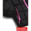 imageReebok Girls Winter Jacket  Heavyweight Quilted Puffer Parka Coat  Sherpa Lined Ski Jacket for Girls 416Jet Black