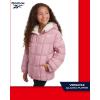 imageReebok Girls Winter Jacket  Heavyweight Quilted Puffer Parka Coat  Sherpa Lined Ski Jacket for Girls 416Mauve