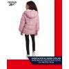 imageReebok Girls Winter Jacket  Heavyweight Quilted Puffer Parka Coat  Sherpa Lined Ski Jacket for Girls 416Mauve