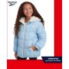 imageReebok Girls Winter Jacket  Heavyweight Quilted Puffer Parka Coat  Sherpa Lined Ski Jacket for Girls 416Soft Blue