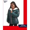 imageReebok Girls Winter Jacket  Heavyweight Quilted Puffer Parka Coat  Sherpa Lined Ski Jacket for Girls 416Thyme