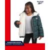 imageReebok Girls Winter Jacket  Heavyweight Quilted Puffer Parka Coat  Sherpa Lined Ski Jacket for Girls 416Thyme