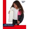 imageReebok Girls Winter Jacket  Reversible Quilted Puffer Coat with Sherpa Fleece Lining  Reversible Jacket for Girls 416Black