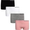 imageReebok Girls Boyshorts Underwear  4 Pack Soft Seamless Girls Panties Boy Shorts  Breathable Panties 616PinkGreyWhiteBlack