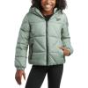 imageReebok Girls Winter Coat  Heavyweight Quilted Sherpa Fur Lined Cropped Puffer Parka  Casual Jacket for Girls 416Sage