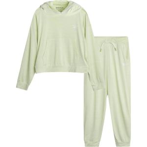 imageReebok Girls Sweatsuit Set  2 Piece Fleece Hoodie and Jogger Sweatpants Size 712Pistachio