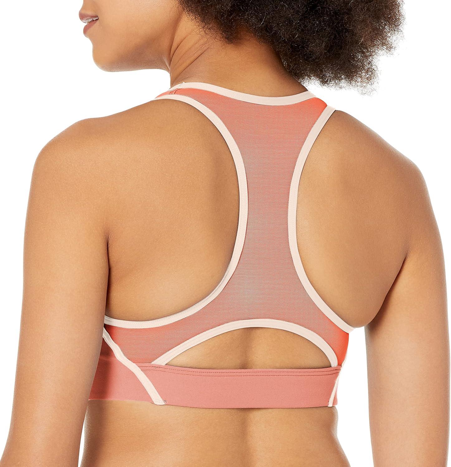 imageReebok x Jurassic World Skinny Strap Sports BraCanyon Coral Color Block