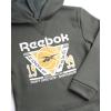 imageReebok Baby Boys Active Sweatsuit  2 Piece Fleece Hoodie Sweatshirt and Jogger Sweatpants  Clothing Set ToddlerBoy 2T7Varsity Green