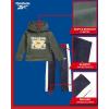 imageReebok Baby Boys Active Sweatsuit  2 Piece Fleece Hoodie Sweatshirt and Jogger Sweatpants  Clothing Set ToddlerBoy 2T7Varsity Green