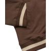 imageReebok Boys Active Tracksuit Set  2 Piece Performance Fleece Varsity Jacket and Jogger Sweatpants for Boys Sizes 812Brown