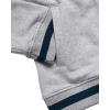 imageReebok Boys Active Tracksuit Set  2 Piece Performance Fleece Varsity Jacket and Jogger Sweatpants for Boys Sizes 812Light Grey Heather