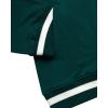 imageReebok Boys Active Tracksuit Set  2 Piece Performance Fleece Varsity Jacket and Jogger Sweatpants for Boys Sizes 812Pine Green