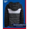 imageReebok Boys Jacket  Water Resistant Midweight Quilted Puffer Coat  Insulated Outerwear Down Coat for Boys 420Black Grey