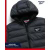 imageReebok Boys Jacket  Water Resistant Midweight Quilted Puffer Coat  Insulated Outerwear Down Coat for Boys 420Charcoal Grey