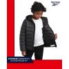 imageReebok Boys Jacket  Water Resistant Midweight Quilted Puffer Coat  Insulated Outerwear Down Coat for Boys 420Charcoal Grey