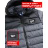 imageReebok Boys Jacket  Water Resistant Midweight Quilted Puffer Coat  Insulated Outerwear Down Coat for Boys 420CharcoalBlack