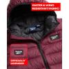 imageReebok Boys Jacket  Water Resistant Midweight Quilted Puffer Coat  Insulated Outerwear Down Coat for Boys 420Classic Maroon