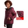imageReebok Boys Jacket  Water Resistant Midweight Quilted Puffer Coat  Insulated Outerwear Down Coat for Boys 420Classic Maroon