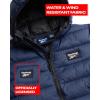 imageReebok Boys Jacket  Water Resistant Midweight Quilted Puffer Coat  Insulated Outerwear Down Coat for Boys 420Navy