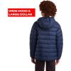 imageReebok Boys Jacket  Water Resistant Midweight Quilted Puffer Coat  Insulated Outerwear Down Coat for Boys 420Navy