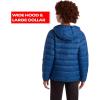 imageReebok Boys Jacket  Water Resistant Midweight Quilted Puffer Coat  Insulated Outerwear Down Coat for Boys 420Northern Night