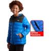 imageReebok Boys Jacket  Water Resistant Midweight Quilted Puffer Coat  Insulated Outerwear Down Coat for Boys 420Vector BlueBlack